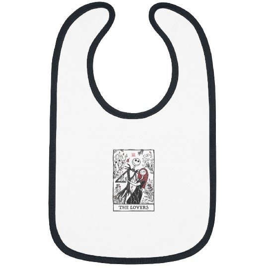 Disneyss The Nightmare Before Christmas Jack And Sally Tarot Bibs