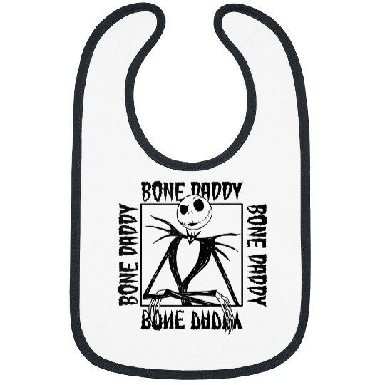 Disneyss The Nightmare Before Christmas Jack Bone Daddy Frame Bibs