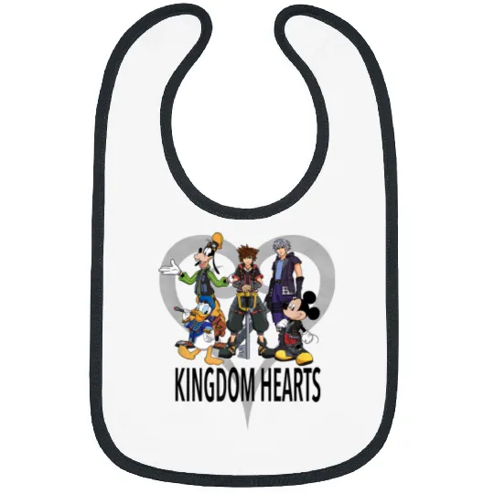 Disneyss Kingdom Hearts Iii Characters And Symbol Bibs