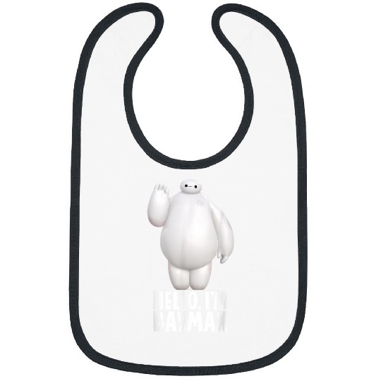 Disneyss Big Hero 6 Hello I'm Baymax Cute Portrait Bibs