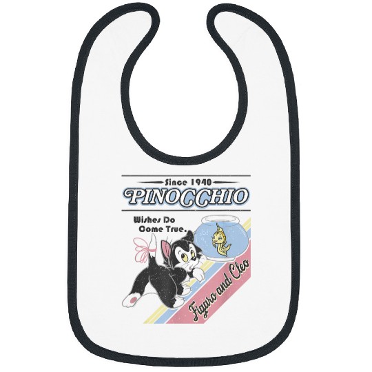 Disney Pinocchio Wishes Do Come True Figaro And Cleo Bibs
