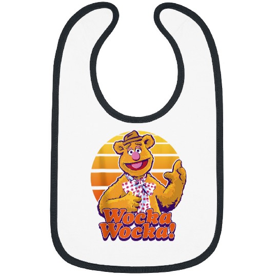 Disney The Muppets Fozzie Bear Wocka Wocka Portrait Bibs