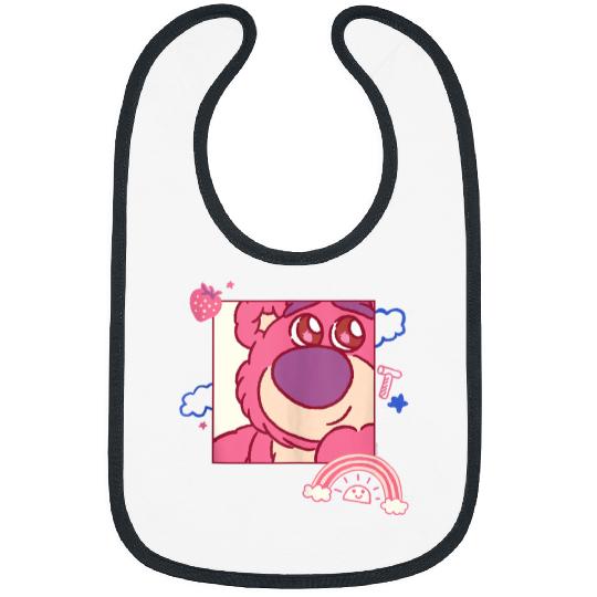 Disney And Pixars Toy Story Lotso Bear Fluffy Rainbows Cute Bibs
