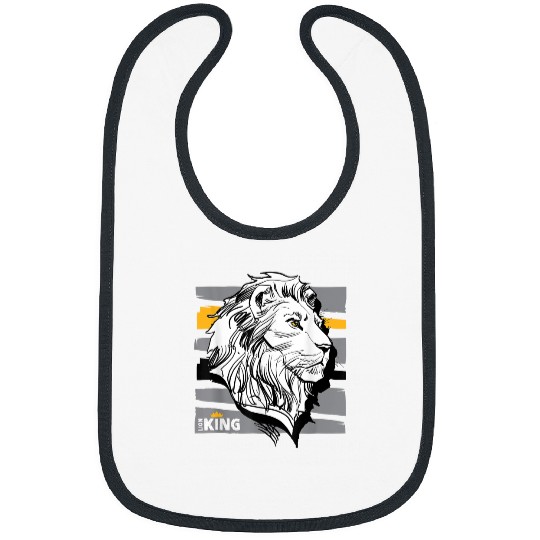 Disney The Lion King Live Action Mufasa Sketched Bibs