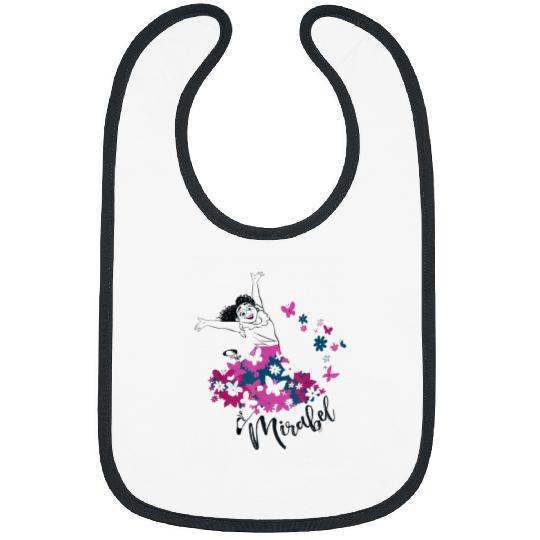 Disney Encanto Mirabel Madrigal Floral Lilac Pur Bibs