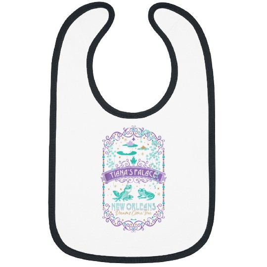 Disneyss Princess And The Frog Tiana's Place New Orleans Bibs