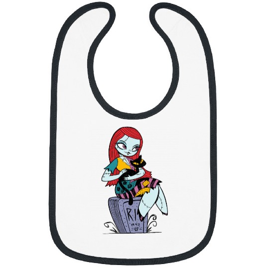 Disney The Nightmare Before Christmas Sally and Cat Bibs