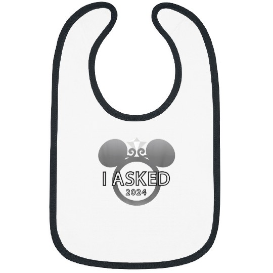 Disney I Asked 2024 Engagement Ring Proposal Mic Bibs