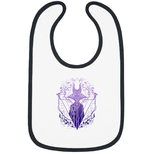 Disney Sleeping Beauty Maleficent Fade Triangle Bibs