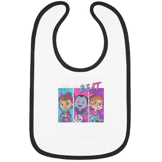 Disney Vampirina Scream Girls Band Feel the Beat Bibs