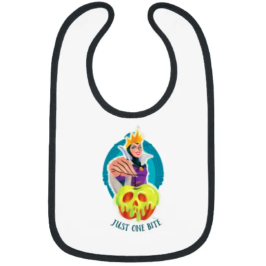 Disney Villains Evil Queen Poison Apple Just One Bite Bibs