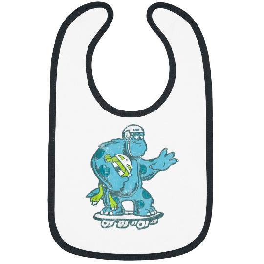 Disneyss Pixars Monsters Inc Mike Sulley Vintages Skateboard Bibs