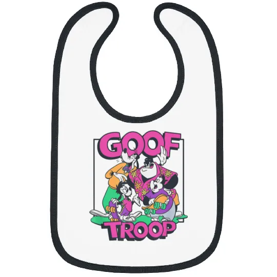 Disneyss A Goofy Movie Goof Troop Neon Group shots Portrait Bibs