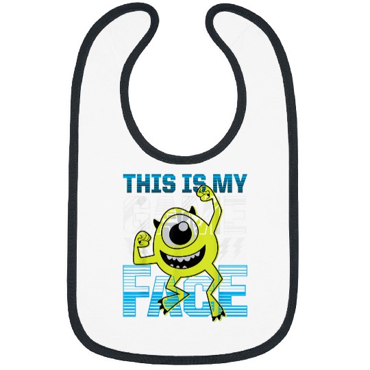 Disneyss Pixars Monsters Inc Mike Wazowski Game Faces Bibs