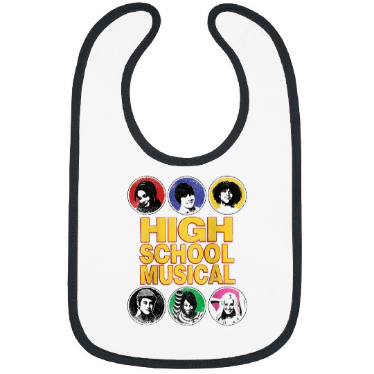 Disneyss High School Musical The Series Og Cast Distressed Bibs