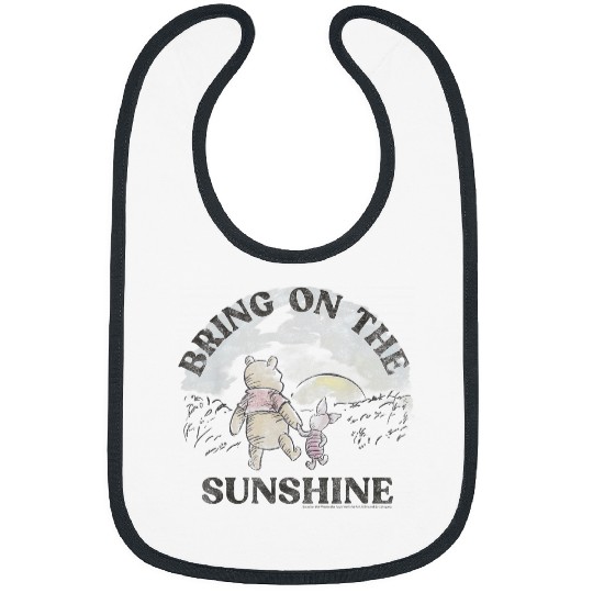 Disneyss Winnie The Pooh Piglet And Pooh Bring On The Sunshine Bibs
