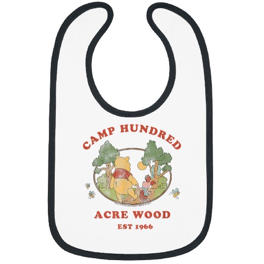 Disneyss Winnie The Pooh Piglet Walking Camp 100 Acre Wood Bibs