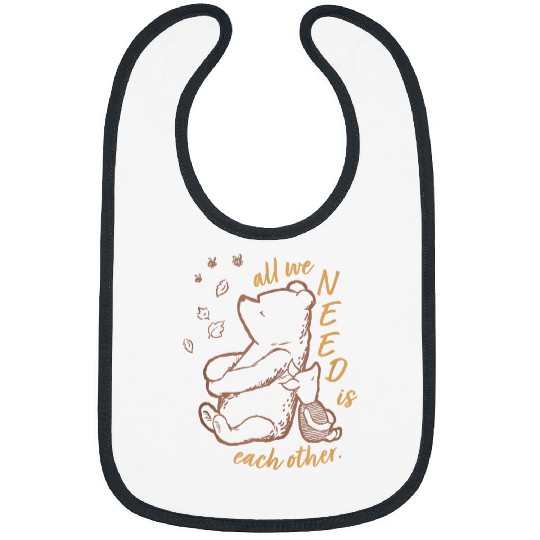 Disneyss Winnie The Pooh Piglet All We Need Is Each Other Bibs