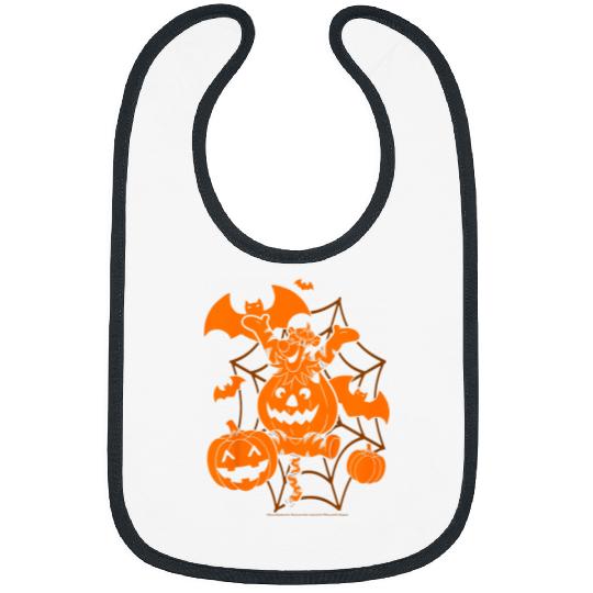 Disneyss Winnie The Pooh Halloween Tigger Spooky Spiderweb Bibs