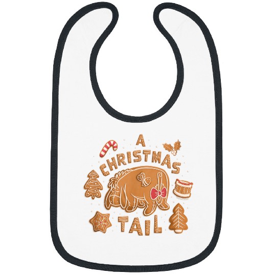 Disneyss Winnie The Pooh Eeyore Gingerbread A Christmas Tail Bibs