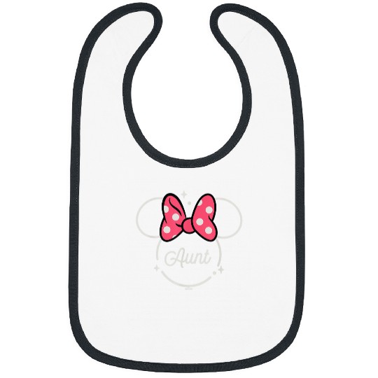Disney Minnie Mouse Aunt Family Head Icon Magic Bibs