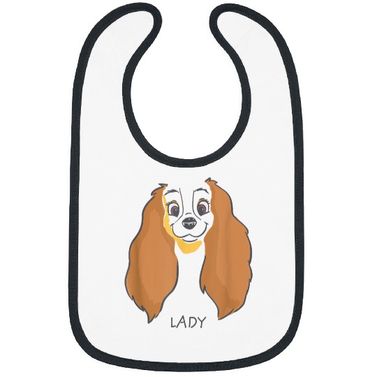 Disneyss Lady And The Tramp Lady Faces Sketch Costume Bibs