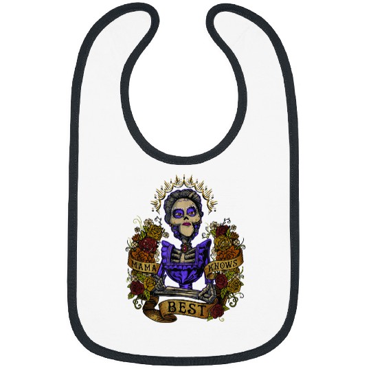 Disney Pixar-Pixar Coco Imelda Mama Knows Best Iconic Floral Frame Bibs