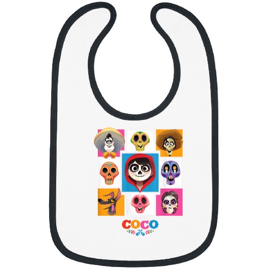 Disney Pixar-Pixar Coco Main Characters Group Shot Chest Panels Bibs