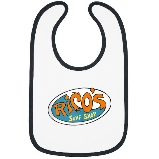Disneyss Hannah Montana Ricos Surf Shop Logo Bibs