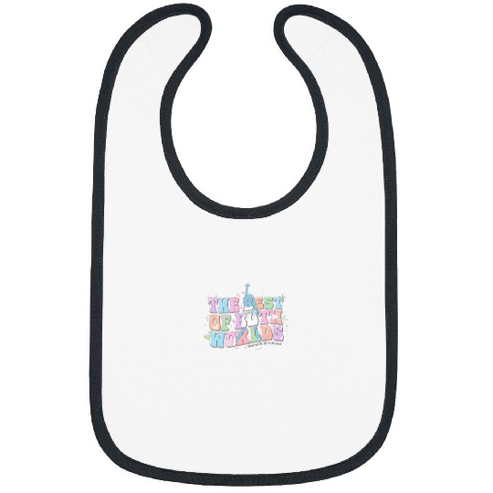 Disneyss Hannah Montana The Best Of Both Worlds Big Text Logo Bibs