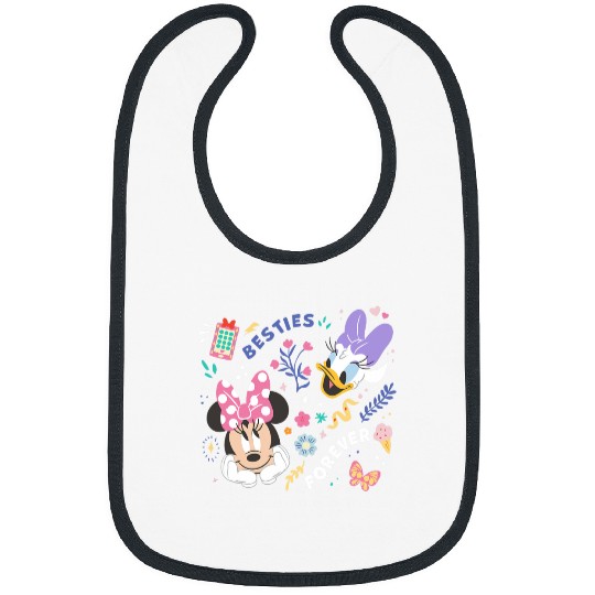 Discover Disney Mickey And Friends Minnie & Daisy Besties Forever Bibs