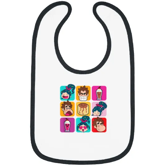 Disney WreckIt Ralph Vanellope Ralph Desserts Pa Bibs