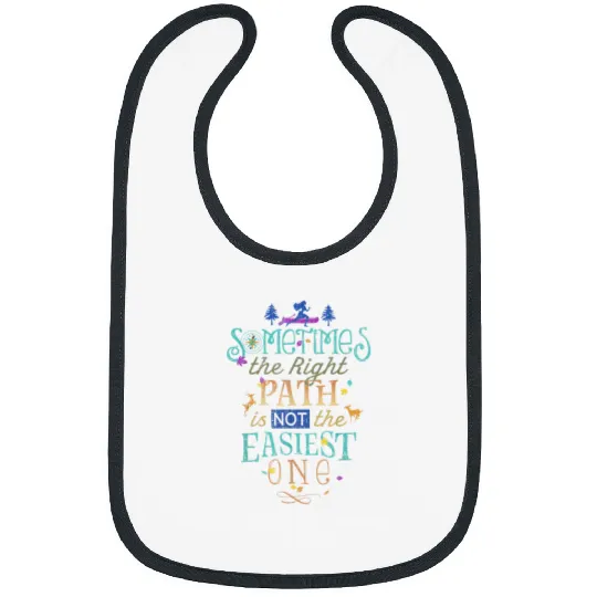 Disney Pocahontas Right Path Quote Graphic TShir Bibs