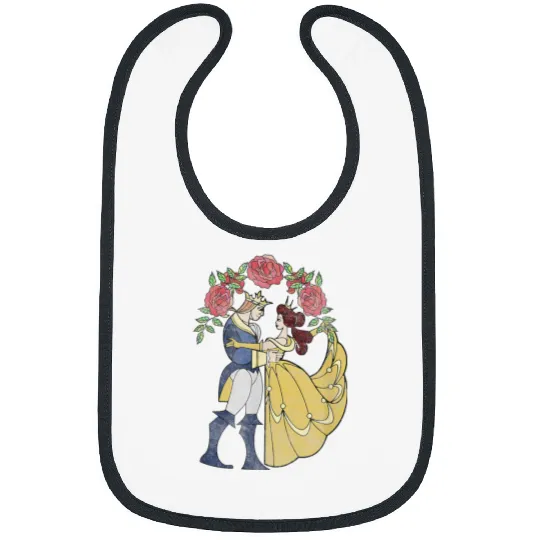 Disneyss Beauty And The Beast Belle Beast Stained Glass Bibs