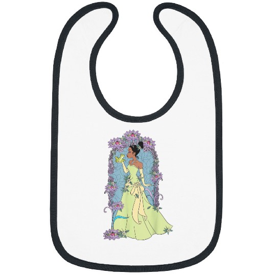 Disneyss The Princess And The Frog Tiana Profile Stained Glass Bibs