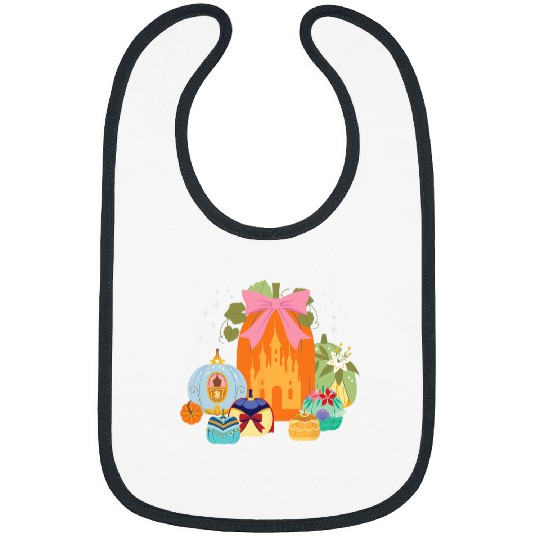Discover Disney Princess Pumpkins Fall Princesses and Pumpkin Castle Bibs