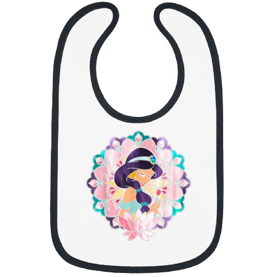 Disneyss Aladdin Jasmine Stained Glass Lotus Graphic Bibs