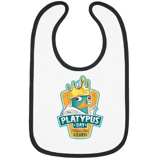 Disneyss Phineas And Ferb Platypus Day King Perry Portrait Bibs