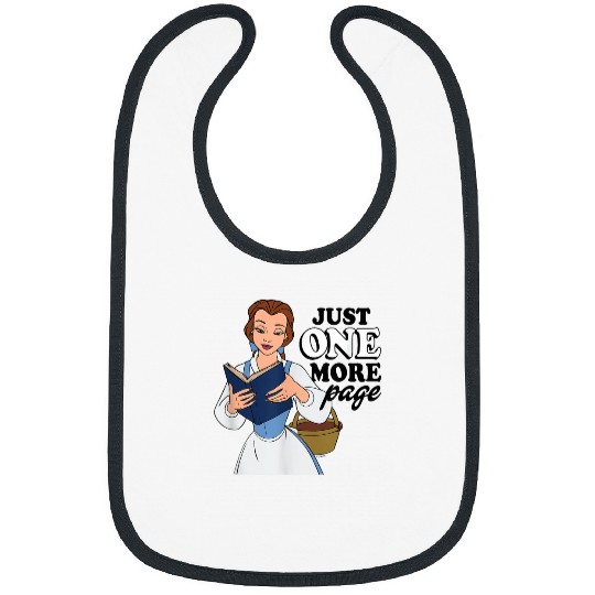 Discover Disney Princess Belle Just One More Page Bibs
