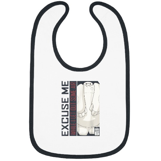 Disney Big Hero 6 TV Series Baymax Excuse Me Gra Bibs