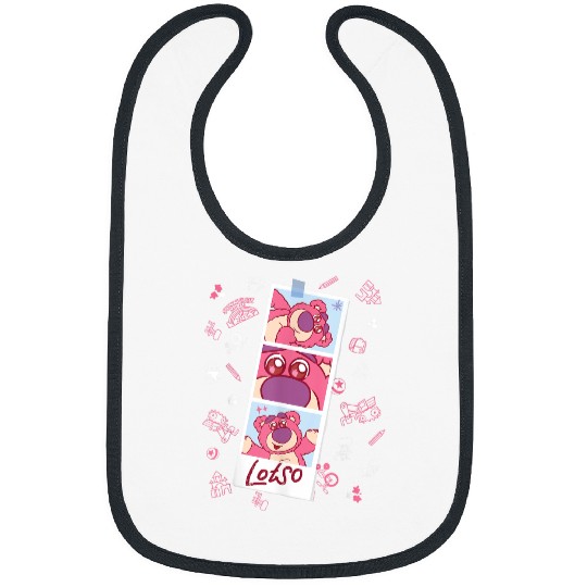 Disney And Pixarss Toy Story Lotso Fluffy Cute Photo Strip Bibs