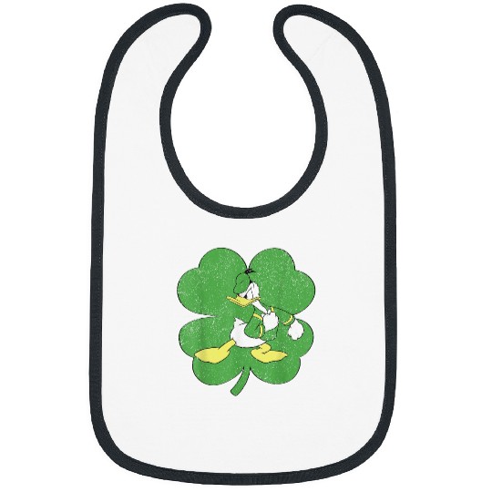 Discover Disney Donald Duck Retro Shamrock St Patricks Da Bibs