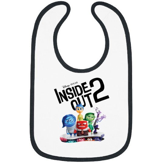 Discover Disney Pixars Inside Out 2 Emotional Group Title Movie Poster Bibs