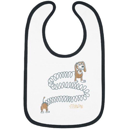 Disneyss Pixars Toy Story Slinky Dog Vintages Logo Bibs