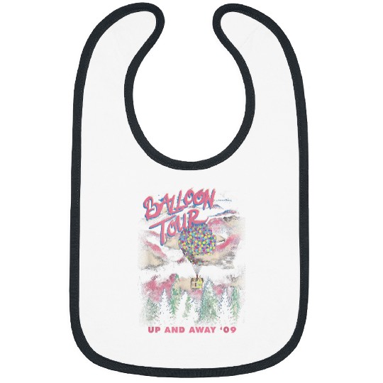 Disneyss Pixars Up Balloon Tour Concert Poster Bibs