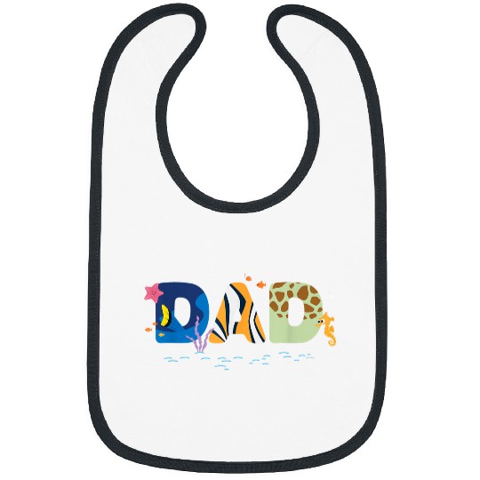 Disneyss And Pixarss Finding Nemo Dad Fathers Day Birthday Bibs