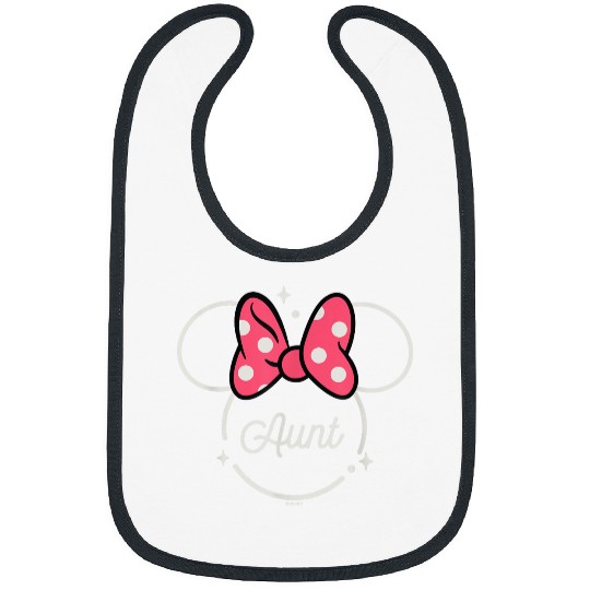 Discover Disney Minnie Mouse Aunt Family Head Icon Magic Mothers Day Bibs