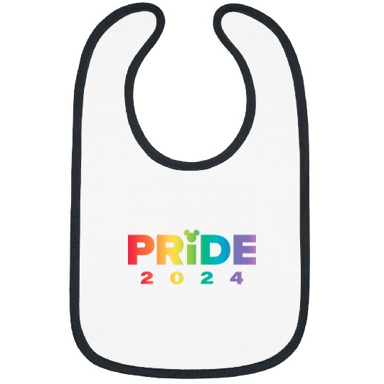 Discover Disney Pride Collection Rainbow Mickey Mouse Icon Pride 2024 Bibs