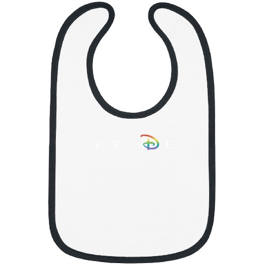 Discover Disney Pride Rainbow Logo Bibs