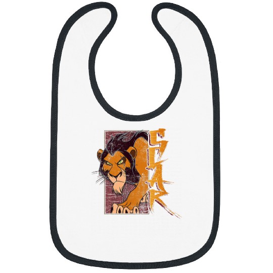 Discover Disney The Lion King Scar Epic Vert Panel Big Ch Bibs